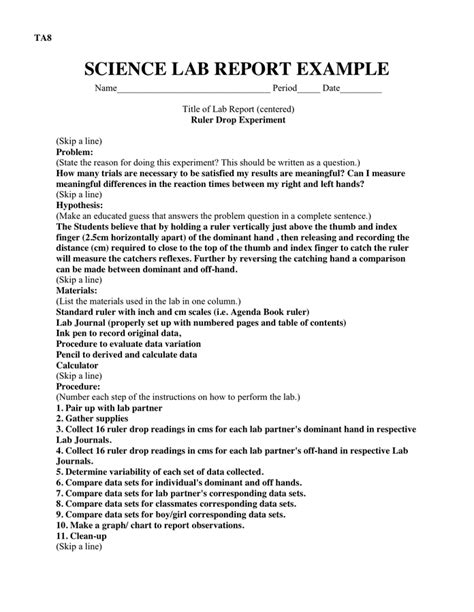 laboratory analysis example|lab manuscript example.